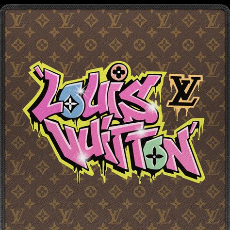 Louis Vuitton graffiti prints